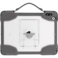 Brenthaven Edge 360 Carrying Case for 9.7" Apple iPad (5th Generation), iPad (6th Generation) Tablet - Gray, Translucent