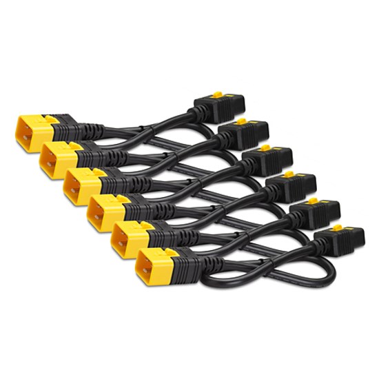 APC NetShelter Power Cord Kit (6 ea), Locking, C19 to C20, 0.6m