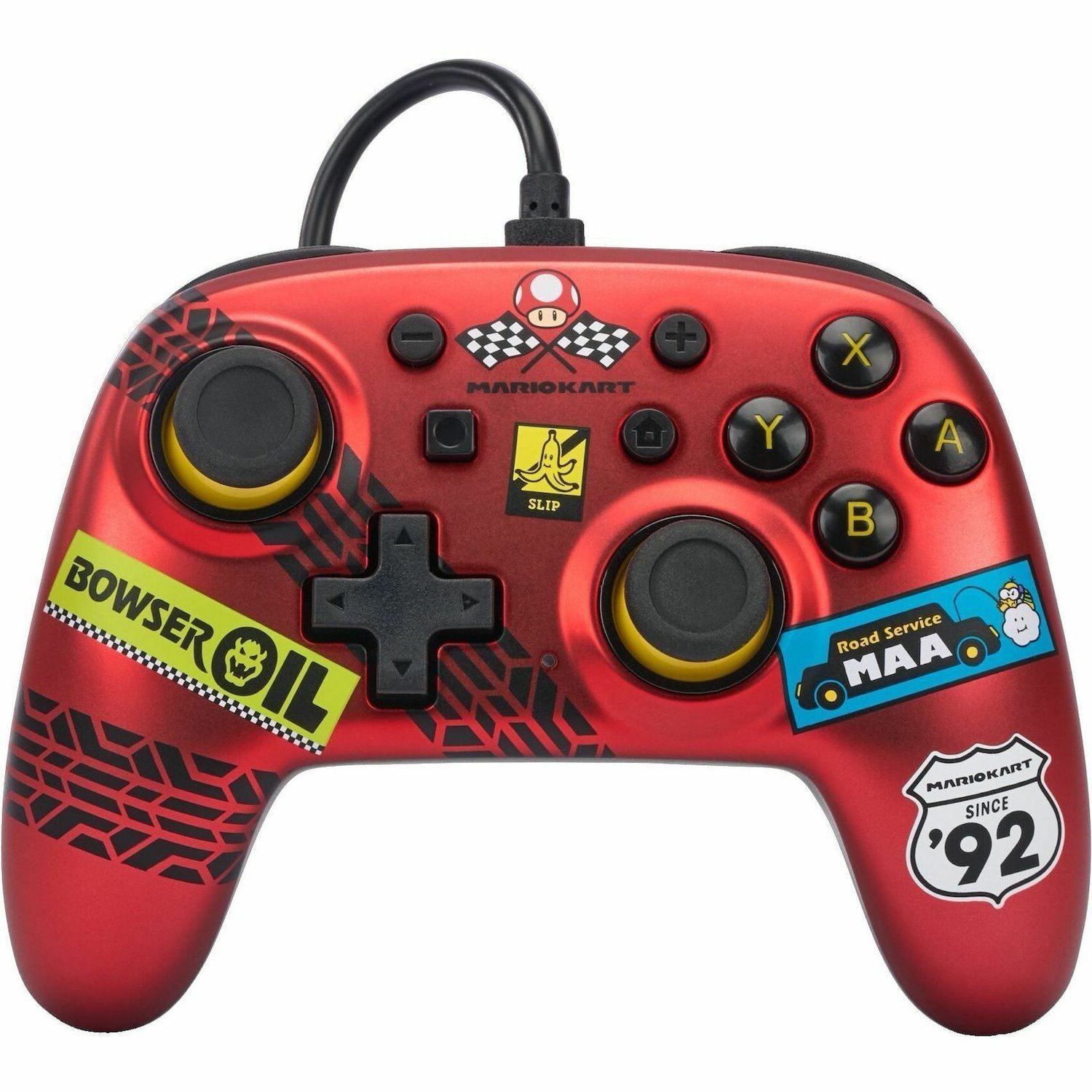 PowerA Nano Wired Controller for Nintendo Switch - Mario Kart: Racer Red