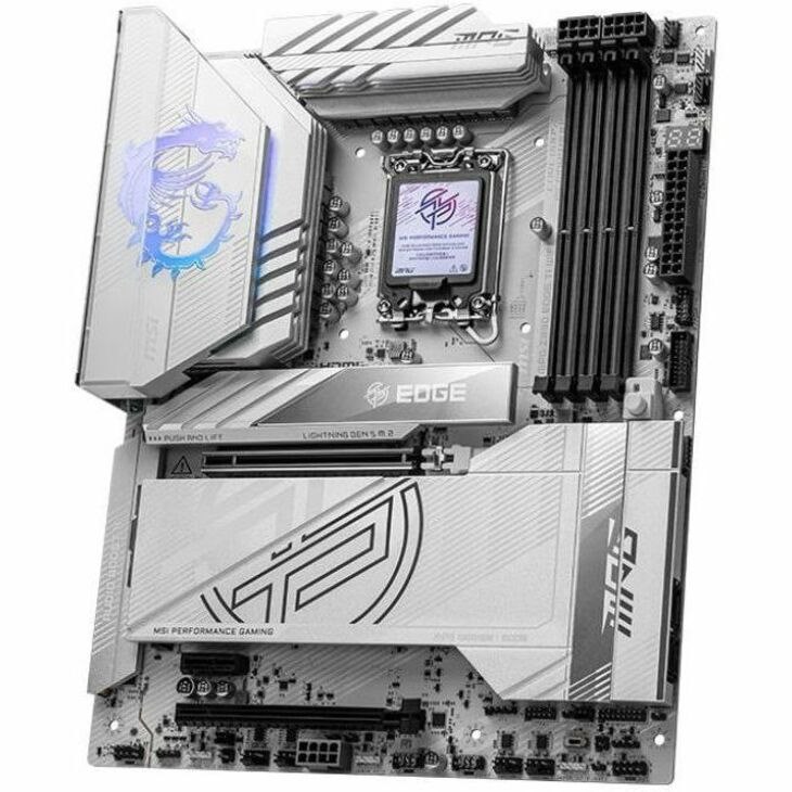 MSI MPG Z890 EDGE TI WIFI Gaming Desktop Motherboard - Intel Z890 Chipset - Socket LGA-1851 - ATX