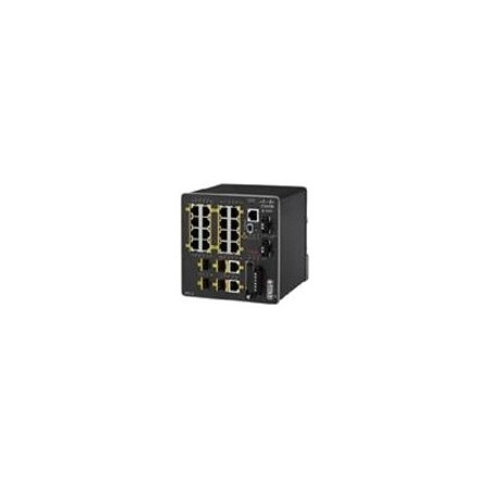 Cisco IE-2000 16 Ports Manageable Ethernet Switch - Fast Ethernet, Gigabit Ethernet - 10/100Base-TX, 10/100/1000Base-T - Refurbished