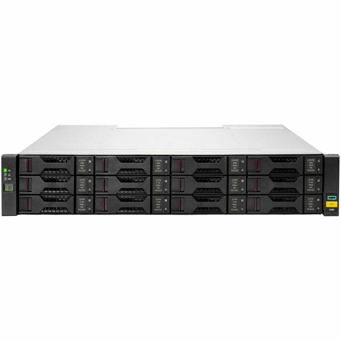 HPE MSA 2060 12 x Total Bays SAN Storage System - 2U Rack-mountable