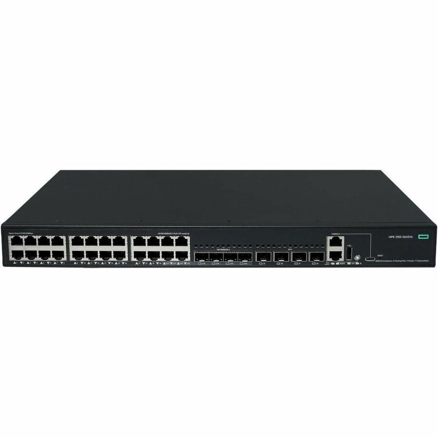 HPE CW 2150 28 Ports Manageable Layer 3 Switch - Gigabit Ethernet, 10 Gigabit Ethernet - 10/100/1000Base-T, 10GBase-X, 100/1000Base-X