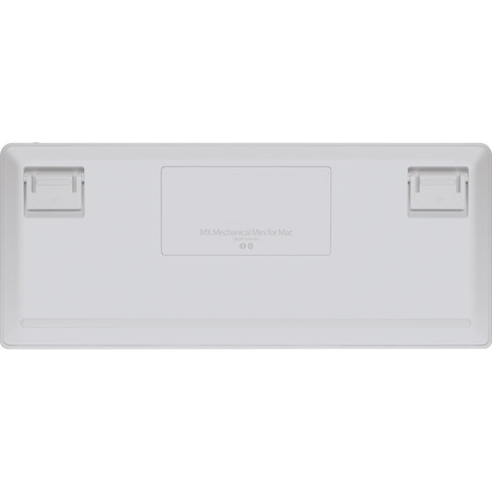 Logitech MX Mechanical Mini Keyboard - Wireless Connectivity - USB Type C Interface - LED - English (UK) - QWERTY Layout - Light Grey