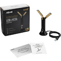 Asus USB-AX56 IEEE 802.11ax Dual Band Wi-Fi Adapter for Computer, Notebook -TAA-compliant