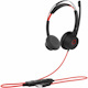 V7 HU621 Premium Headset - Noise Cancellation - ENC Mic - ANC -USB-A/C - Black