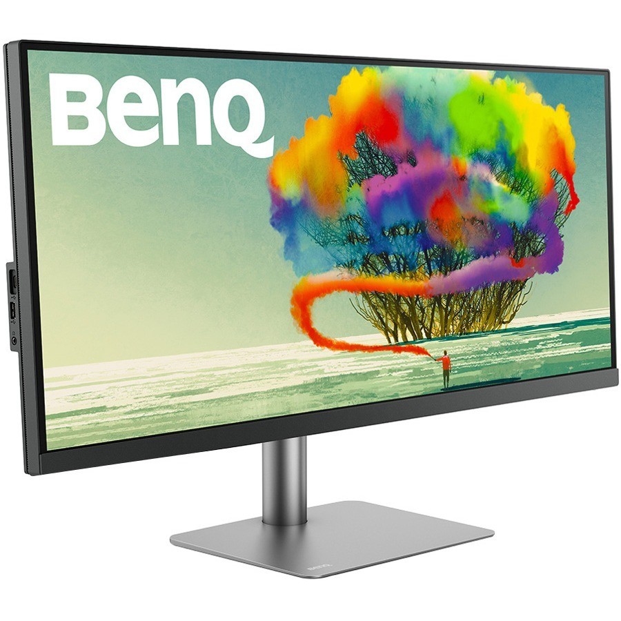 BenQ DesignVue PD3420Q 34" Class UW-QHD LED Monitor - 21:9 - Grey