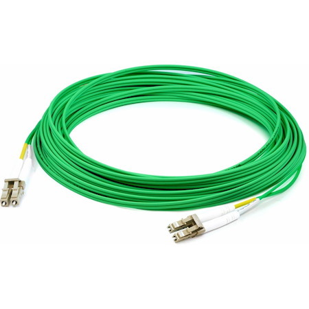 AddOn 2m LC to LC Green OM1 Duplex OFNR (Riser-Rated) MMF Fiber Patch Cable