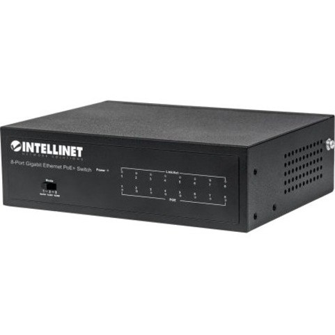 Intellinet 8-Port Gigabit Poe+ Switch, 60W Desktop,