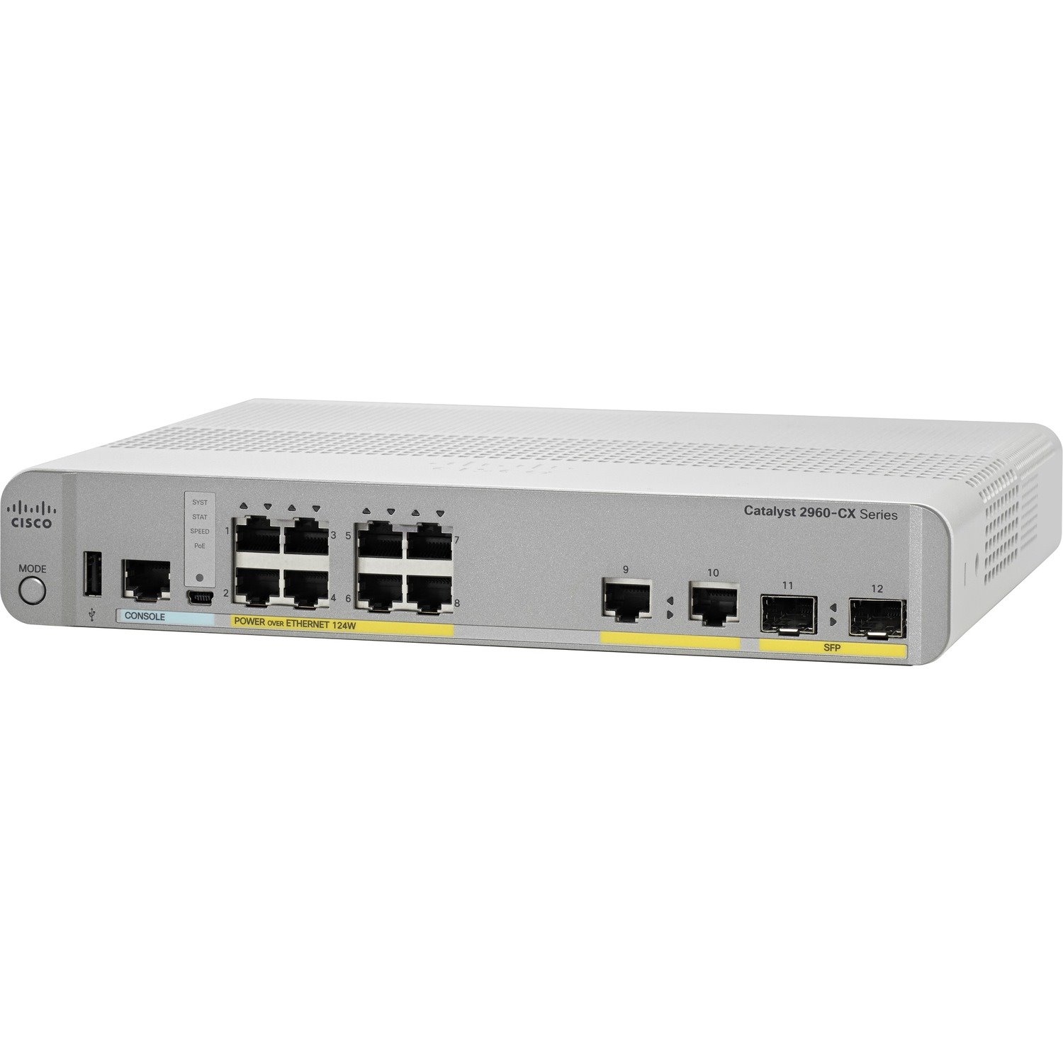 Cisco Catalyst 2960-CX 2960CX-8PC-L 10 Ports Manageable Ethernet Switch - 10/100/1000Base-T, 1000Base-X