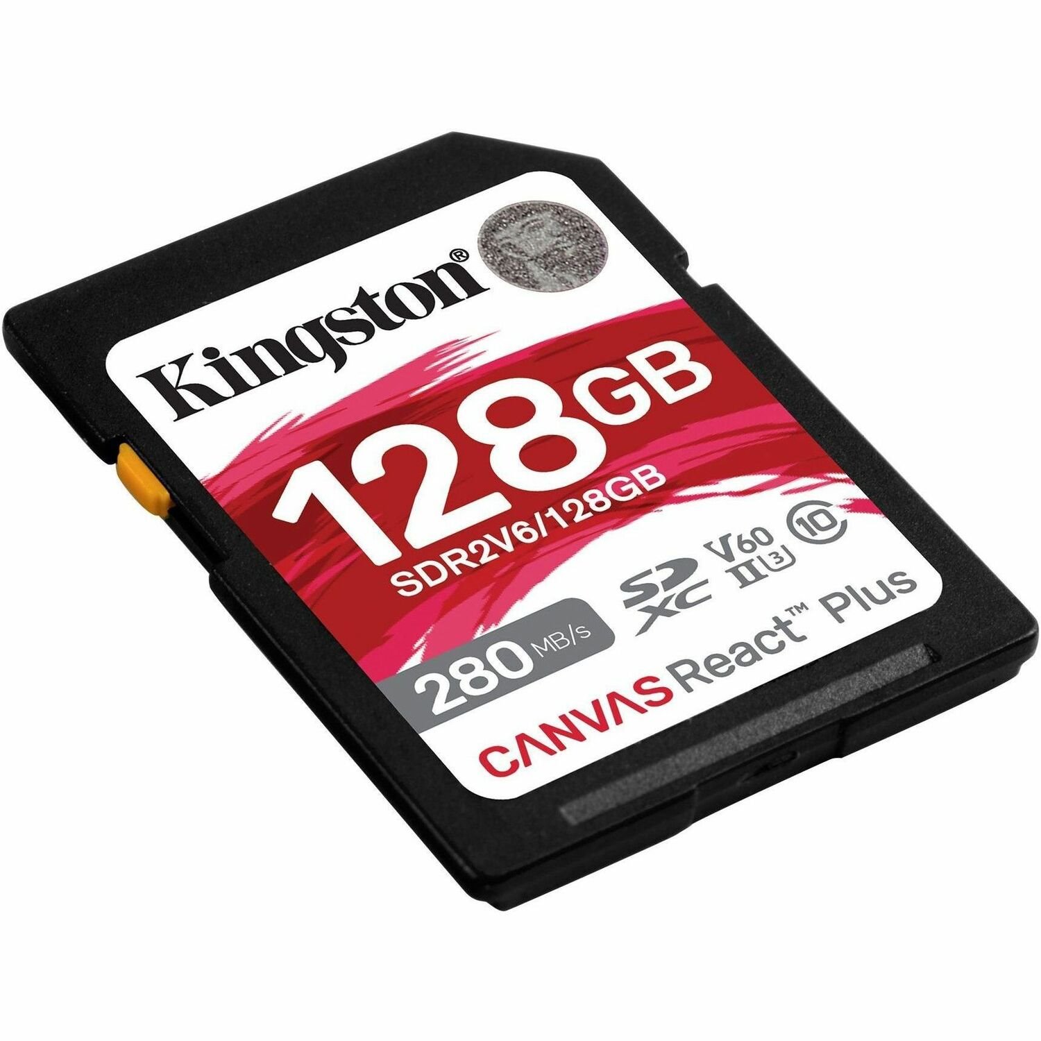 Kingston Canvas React Plus 128 GB Class 10/UHS-II (U3) V60 SDXC