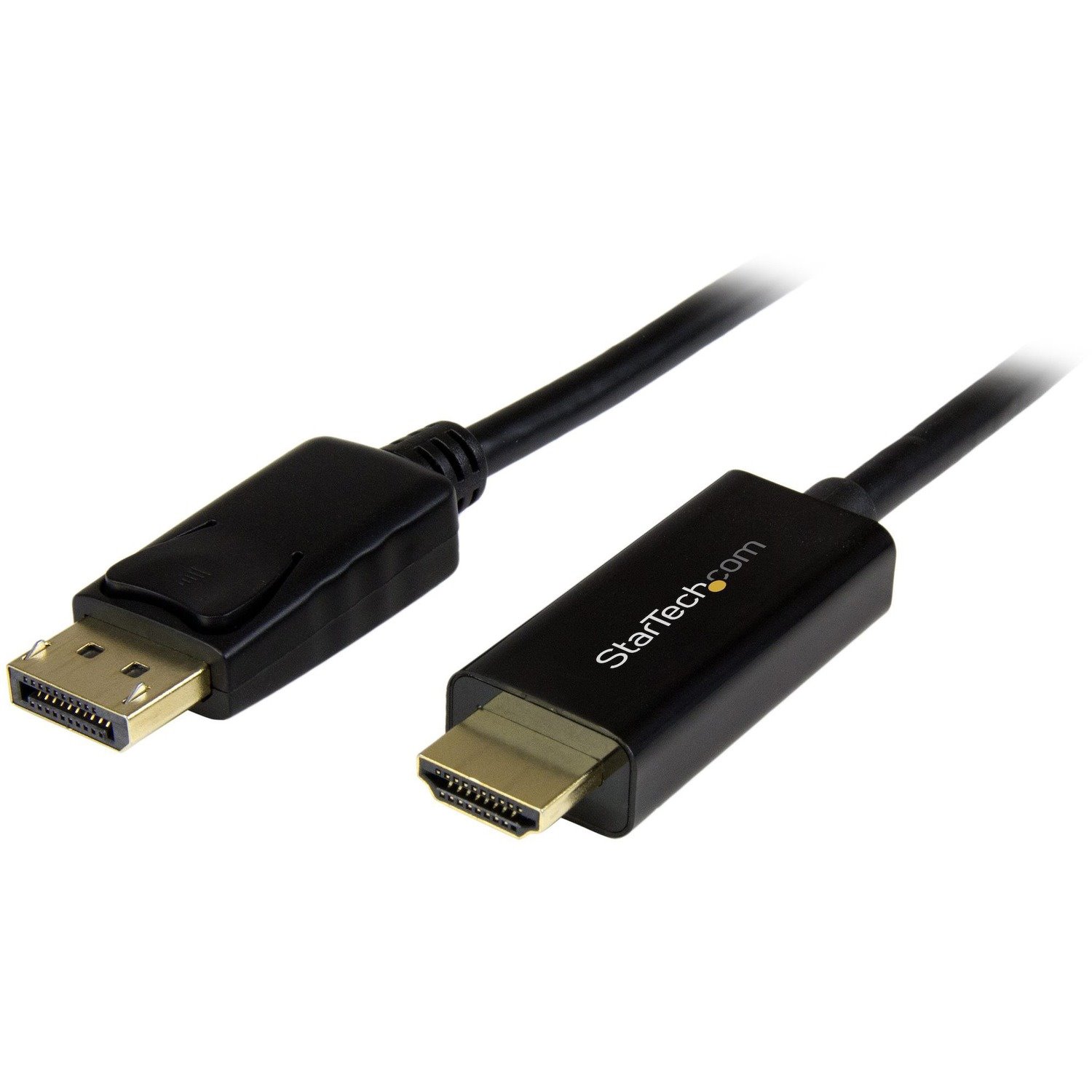 StarTech.com 6ft (2m) DisplayPort to HDMI Cable, 4K 30Hz Video, DP 1.2 to HDMI Adapter Cable Converter for HDMI Monitor/Display, Passive