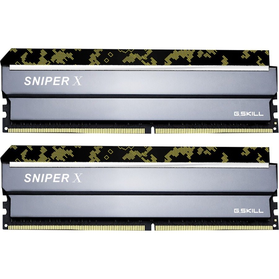 G.SKILL Sniper X RAM Module - 16 GB (2 x 8GB) - DDR4-3200/PC4-25600 DDR4 SDRAM - 3200 MHz - CL16 - 1.35 V
