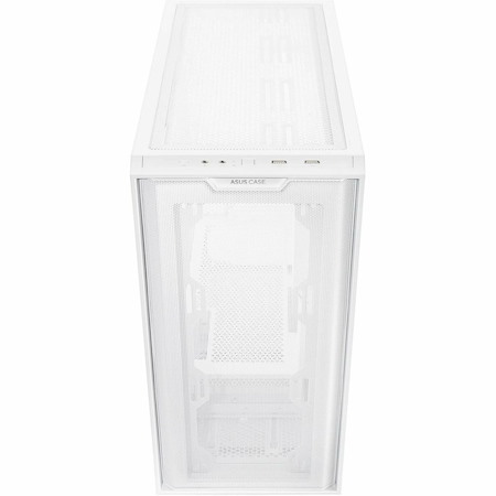 Asus A21 ASUS CASE/WHT Gaming Computer Case - Micro ATX, Mini ITX Motherboard Supported - Mesh - White