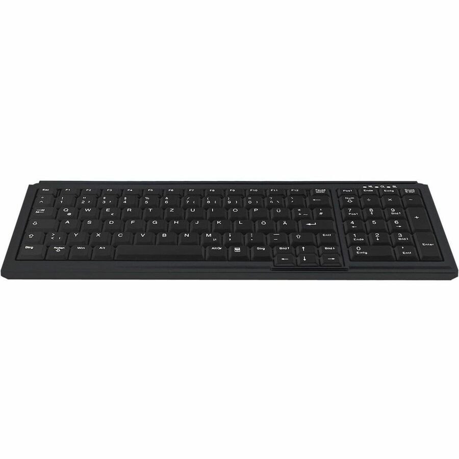 Active Key Keyboard - Cable Connectivity - PS/2 Interface - German - Black
