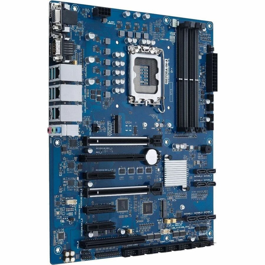 Asus Q670EA-IM-A Industrial Motherboard - Intel Q670E Chipset - Socket LGA-1700 - ATX