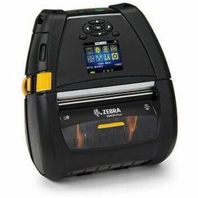 Zebra ZQ630 Plus Desktop, Industrial, Mobile, Warehouse, Transportation & Logistic Direct Thermal Printer - Monochrome - Label/Receipt Print - Fast Ethernet - USB Host - Bluetooth - Wireless LAN - Near Field Communication (NFC) - India - Battery Included