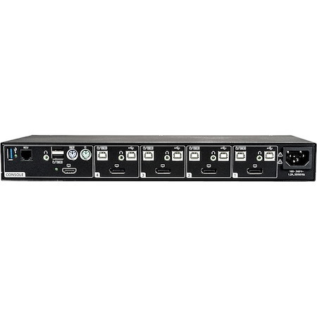 Vertiv Cybex SC845D Secure KVM | Single Head | 4 Port| DVI-D | NIAP| 4K UHD| DPP
