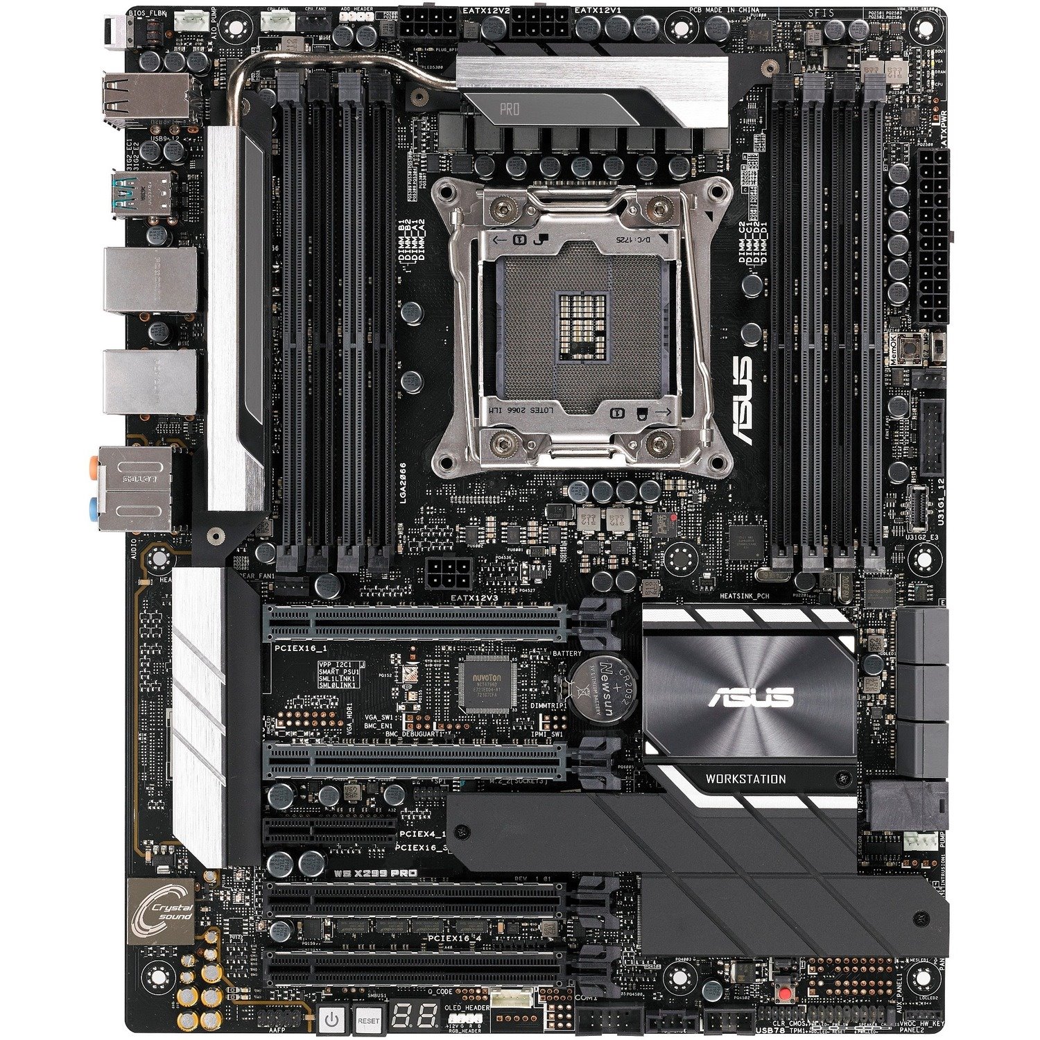 Asus WS X299 PRO/SE Workstation Motherboard - Intel X299 Chipset - Socket R4 LGA-2066 - Intel Optane Memory Ready - ATX