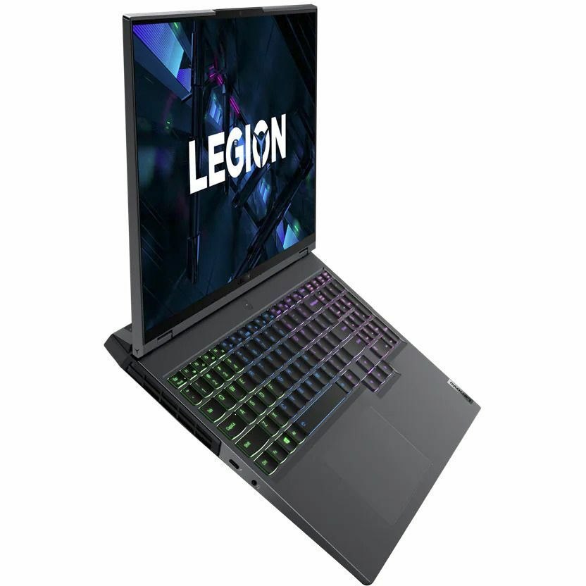 Lenovo Legion 5 Pro 16ITH6 82JF002RUS 16" Gaming Notebook - WQXGA - Intel Core i7 11th Gen i7-11800H - 16 GB - 512 GB SSD - English (US) Keyboard - Storm Gray, Black