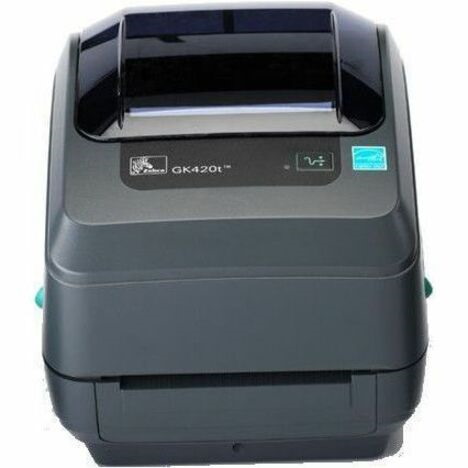 Zebra GK420t Desktop Direct Thermal/Thermal Transfer Printer - Monochrome - Label Print - USB - Serial - Parallel
