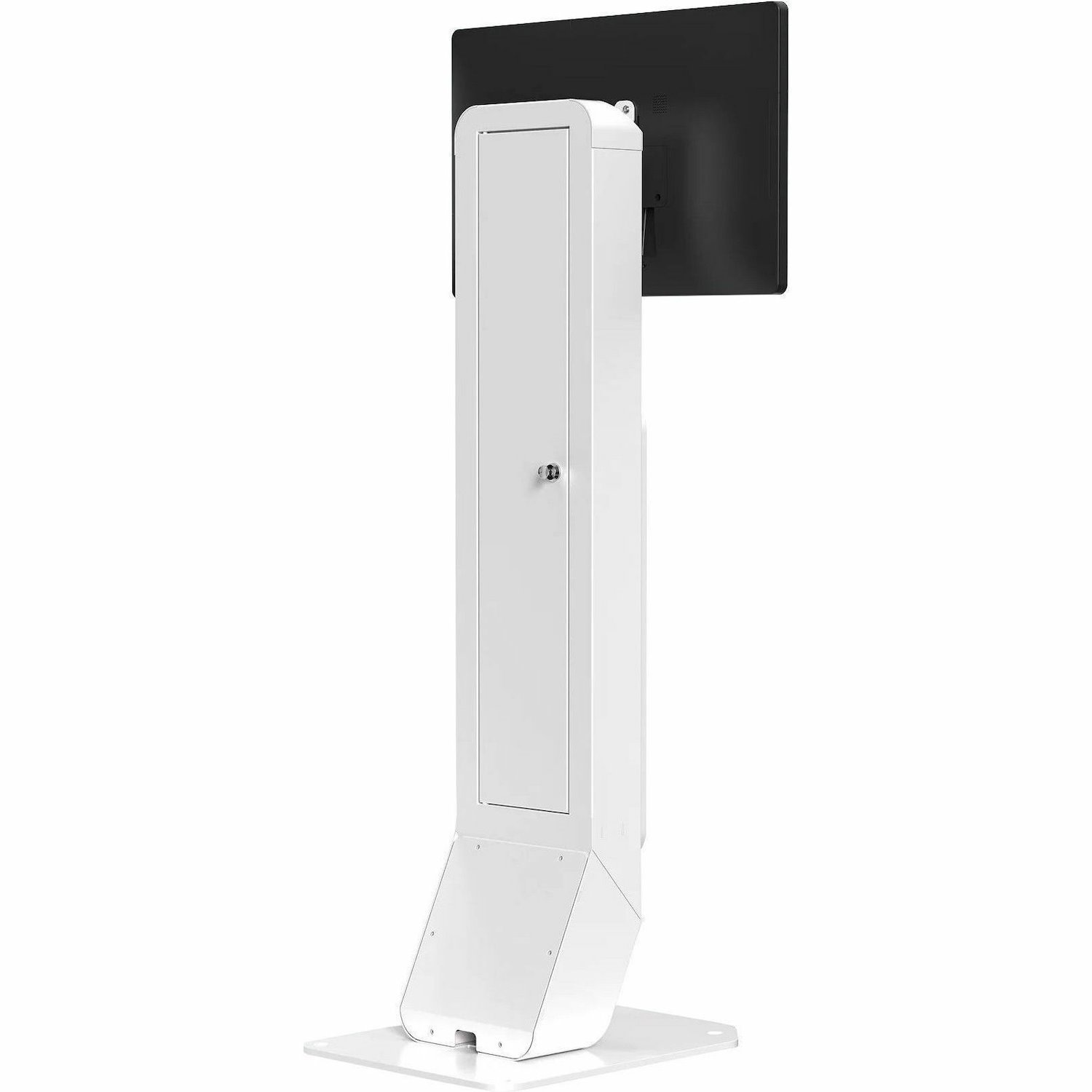 CTA Digital VESA Floor Stand Kiosk with LED Lights - 75x75mm VESA