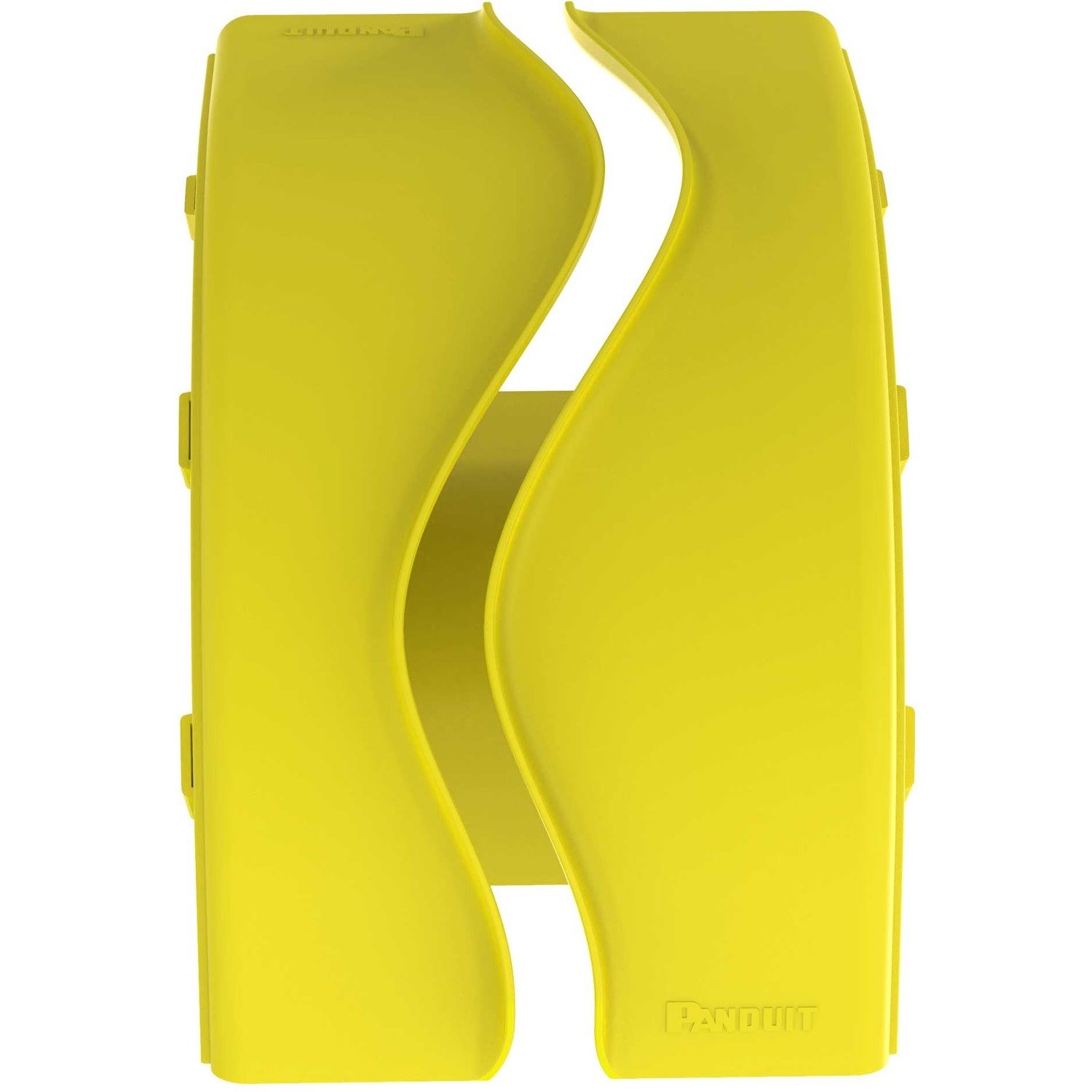 Panduit FiberRunner&reg; Outside Vertical Right-Angle, 90&deg;, 6x4, Yellow