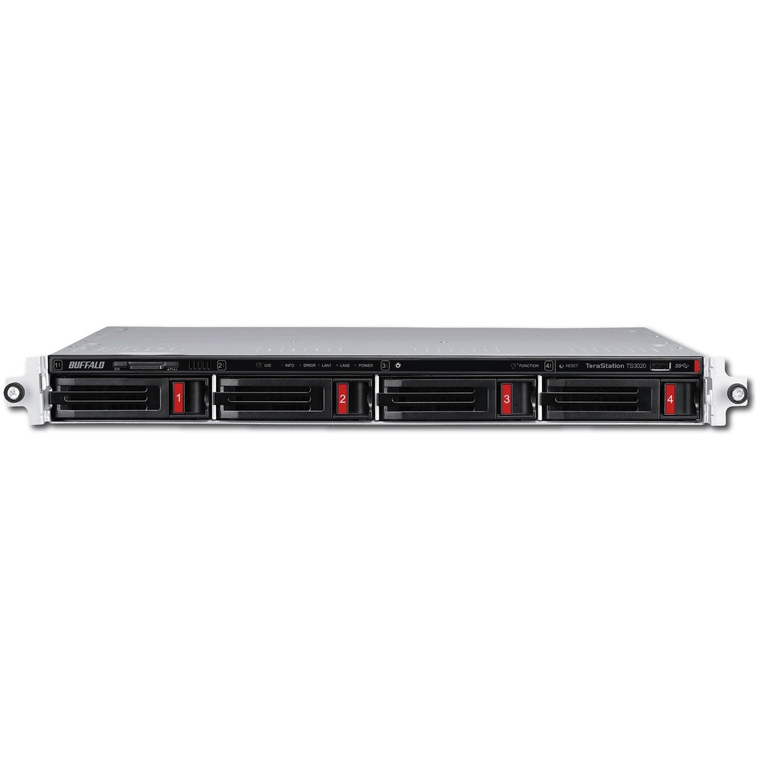 BUFFALO TeraStation 3420 4-Bay SMB 32TB (4x8TB) Rackmount NAS Storage w/ Hard Drives Included