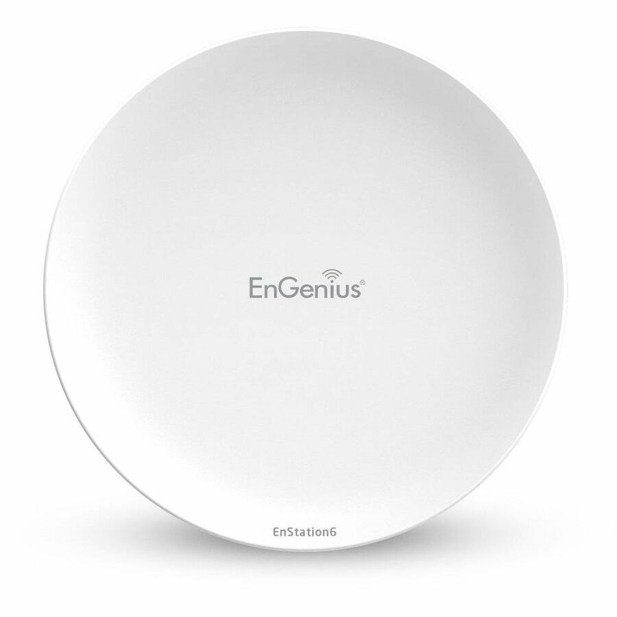 EnGenius EnStation 6 Single Band IEEE 802.11 a/b/g/n/ac/ax/e 1.17 Gbit/s Wireless Bridge - Outdoor