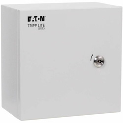 Eaton Tripp Lite Series SmartRack Outdoor Industrial Enclosure with Lock - NEMA 4, Surface Mount, Metal Construction, 10 x 10 x 6 in., Gray