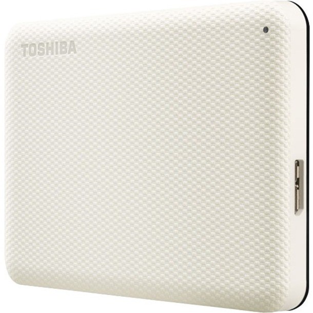 Dynabook Canvio Advance 1 TB Portable Hard Drive - External - Light Beige