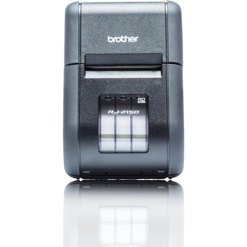 Brother RJ-2150 2' MOBILE LABEL PRINTER, USB, BT, Mfi and WiFi INCLUDING LI-ION BATTERY & BELT CLIP (IP54)