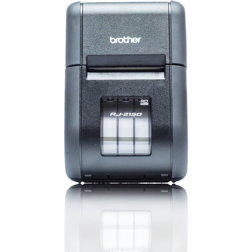 Brother RuggedJet RJ-2150 Direct Thermal Printer - Monochrome - Portable - Label/Receipt Print - USB - Bluetooth - Wireless LAN