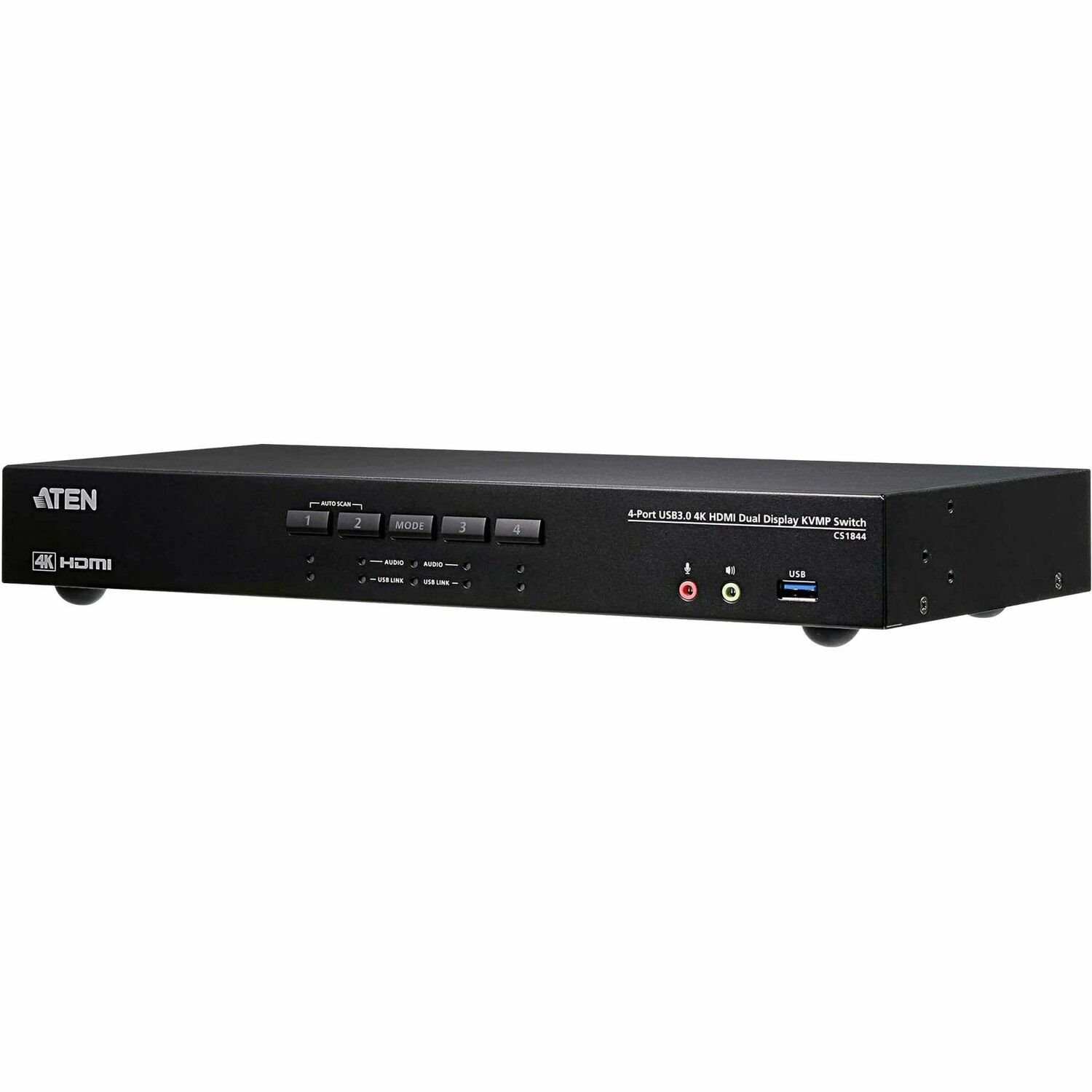 Aten Usb 3.0 Met 4 Poorten 4K Hdmi Dual Display KVMP™-schakelaar - Cs1844-At-G