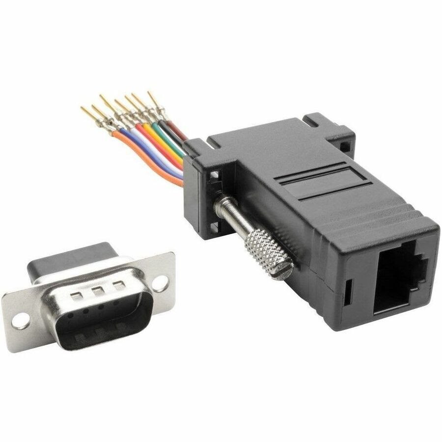 Eaton Tripp Lite Series DB9 to RJ45 Modular Serial Adapter (M/F), RS-232, RS-422, RS-485