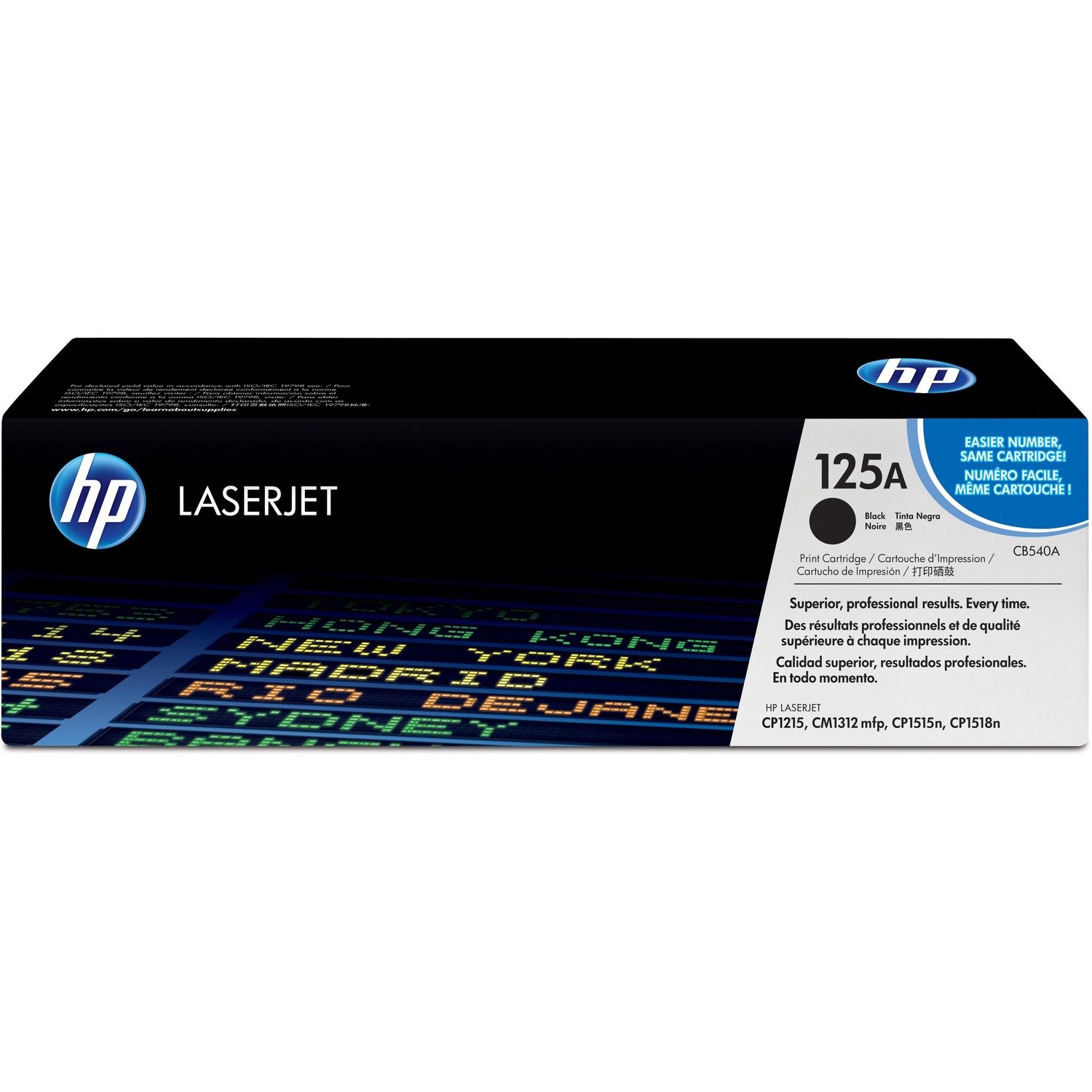 HP 125A Original Standard Yield Laser Toner Cartridge - Black - 1 Pack