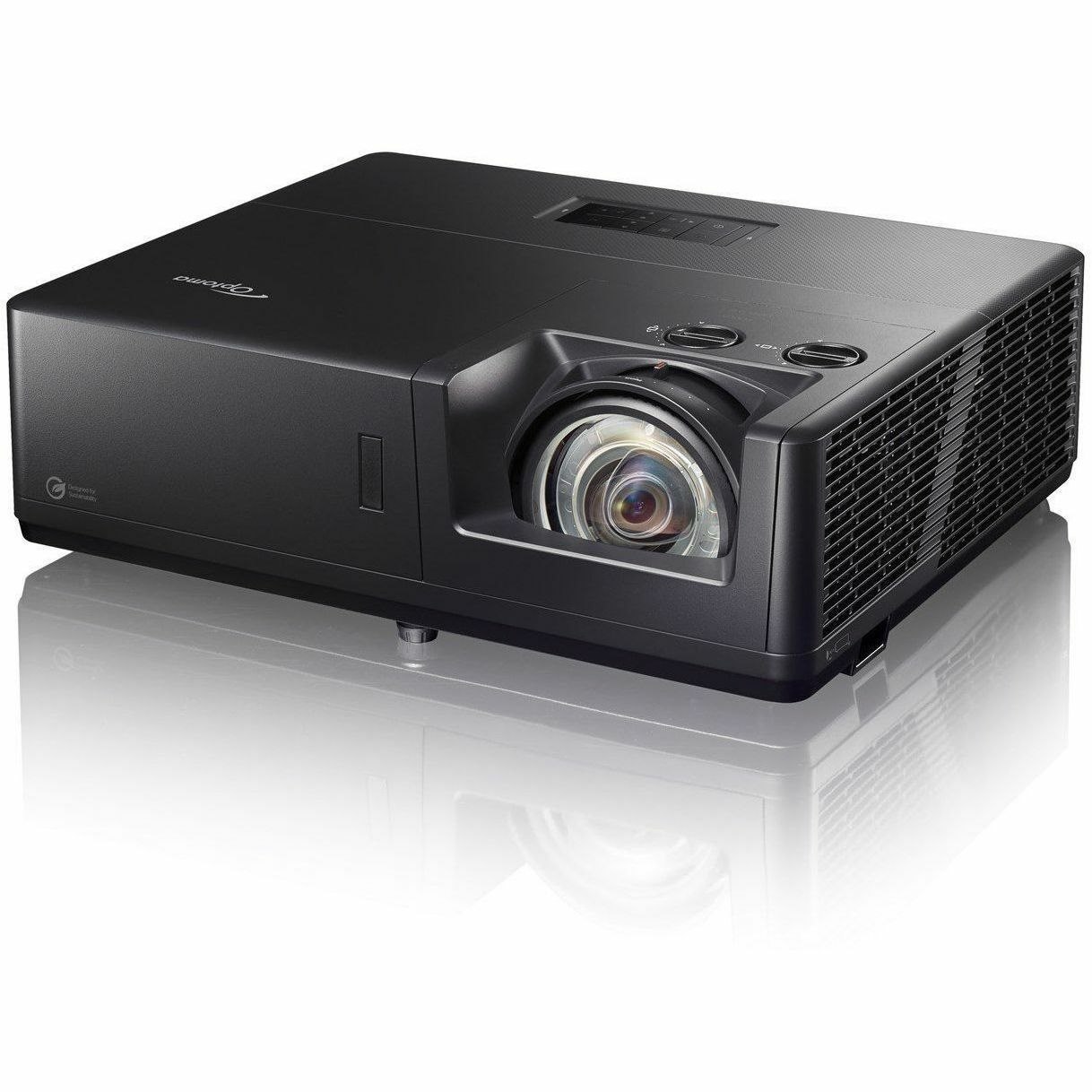 Optoma ZU507TST 3D Short Throw DLP Projector - 16:10 - Wall Mountable - Black