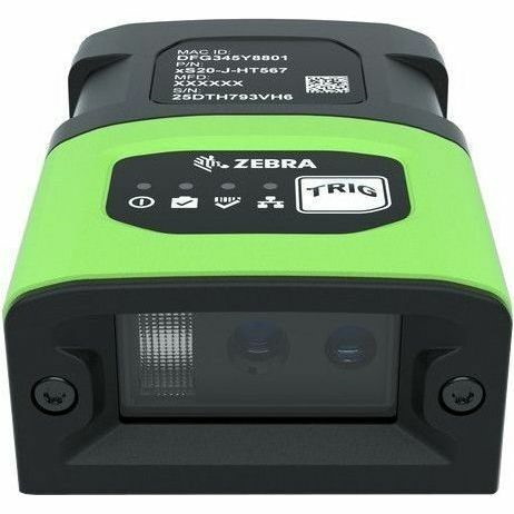 Zebra FS20 Rugged Assembly Line, Industrial, Logistics Fixed Mount Barcode Scanner - Cable Connectivity - Industrial Green