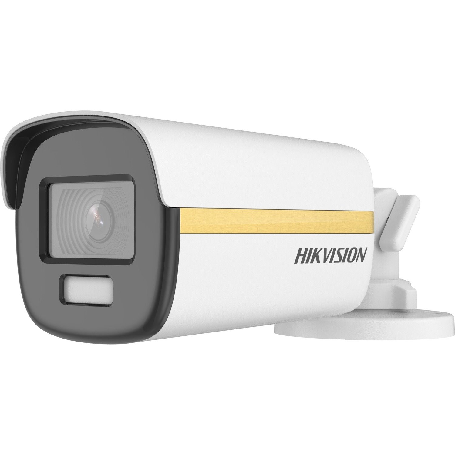 Hikvision ColorVu DS-2CE12DF3T-FS 2 Megapixel Outdoor Full HD Surveillance Camera - Color - Bullet - White