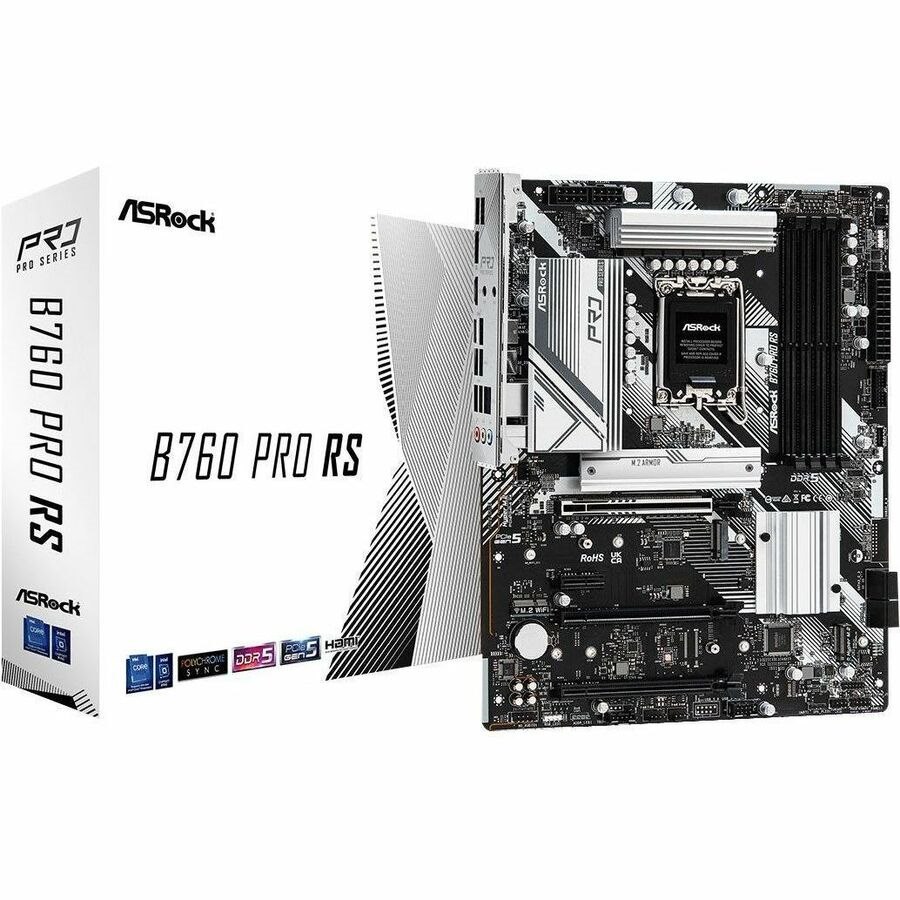ASRock B760 PRO RS Gaming Desktop Motherboard - Intel B760 Chipset - Socket LGA-1700 - ATX