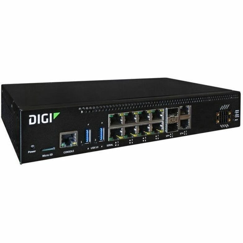 Digi Connect EZ 8 I/O - Serial Server, 8-port, RS-232, Digital/analog I/O