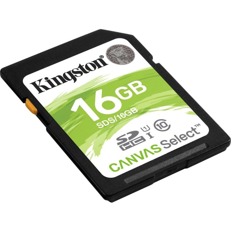 Kingston Canvas Select 16 GB Class 10/UHS-I (U1) SDHC