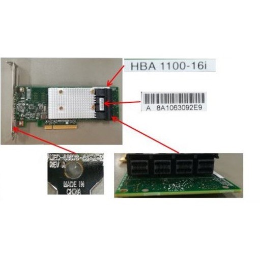Hewlett Packard Enterprise Replacement Parts Business SPS-PCA CL 1100-16i 16p MCH HBA
