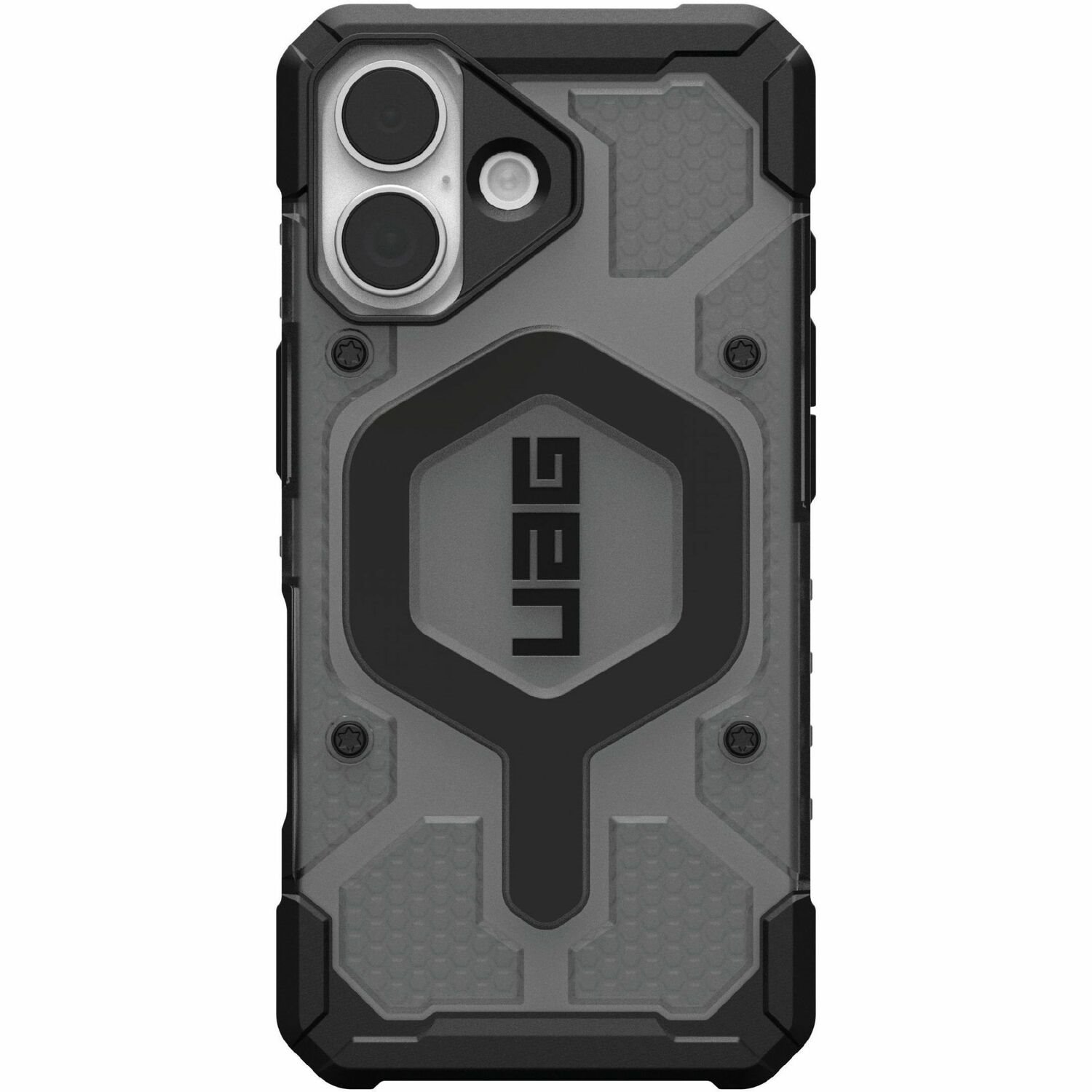 Urban Armor Gear Pathfinder Clear iPhone 17 Case - Ash/Black