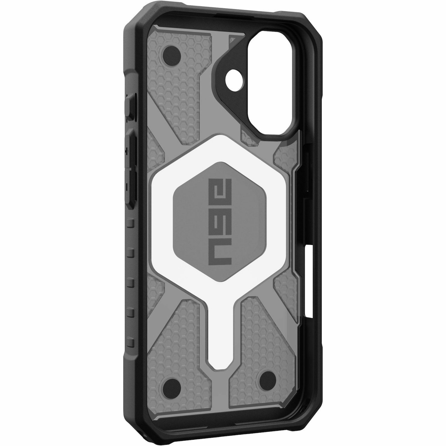 Urban Armor Gear Pathfinder Clear iPhone 16 Case - Ash/Black