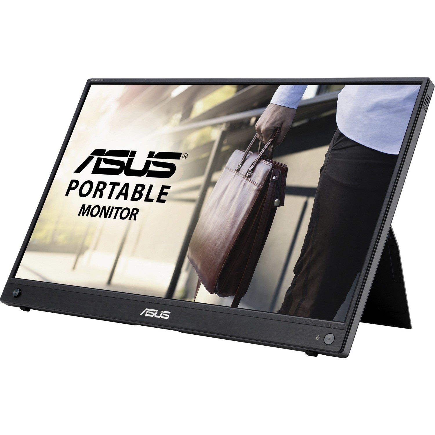 Asus ZenScreen GO MB16AWP 16" Class Full HD LCD Monitor - 16:9 - Gun Metal Black