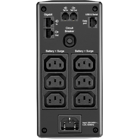 APC by Schneider Electric Back-UPS Pro BR900MI Line-interactive UPS - 900 VA/540 W