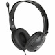 Verbatim Wired On-ear, Over-the-head Stereo Headset - Black