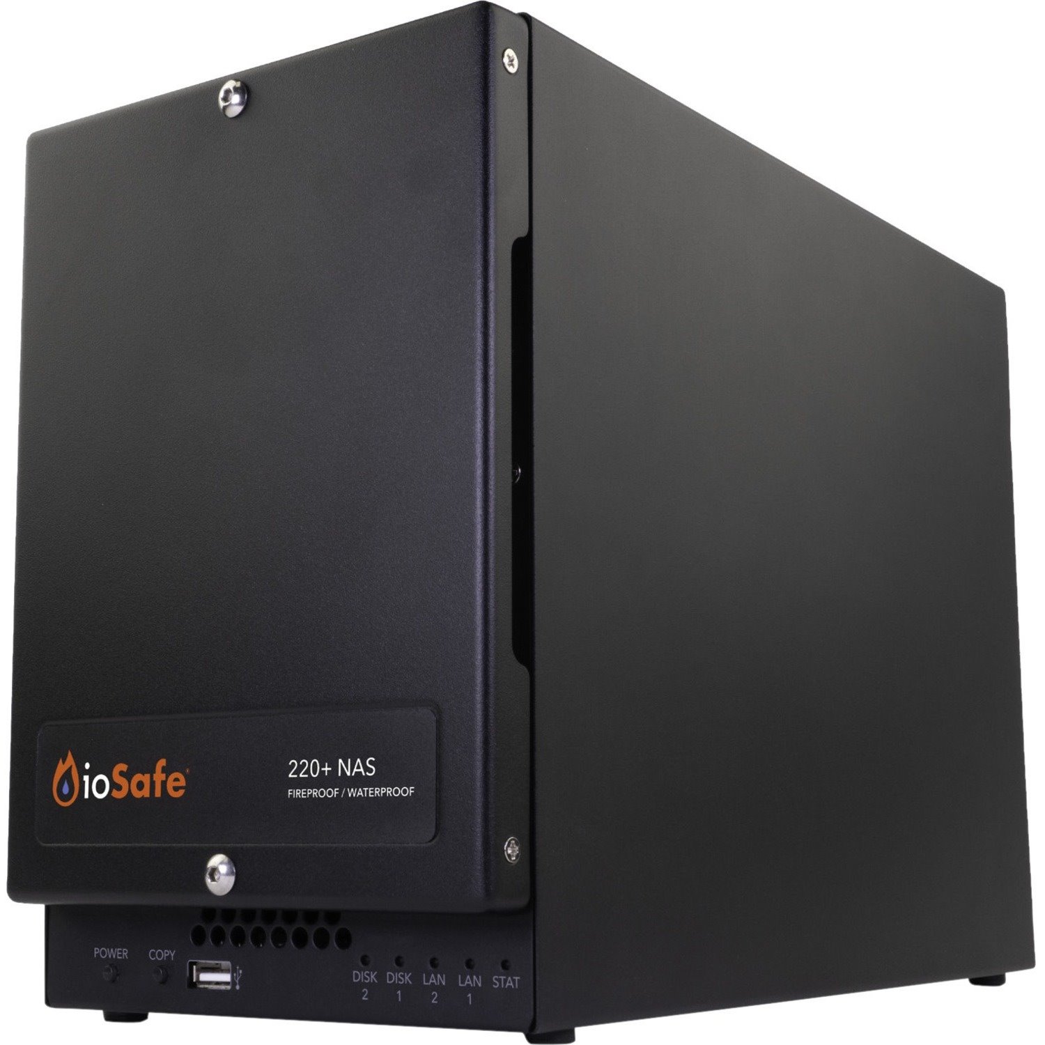 ioSafe Cru Acquisition Group Iosafe 220+ Nas; Fireproof/Waterproof ; 28TB (14TBX2), Mem