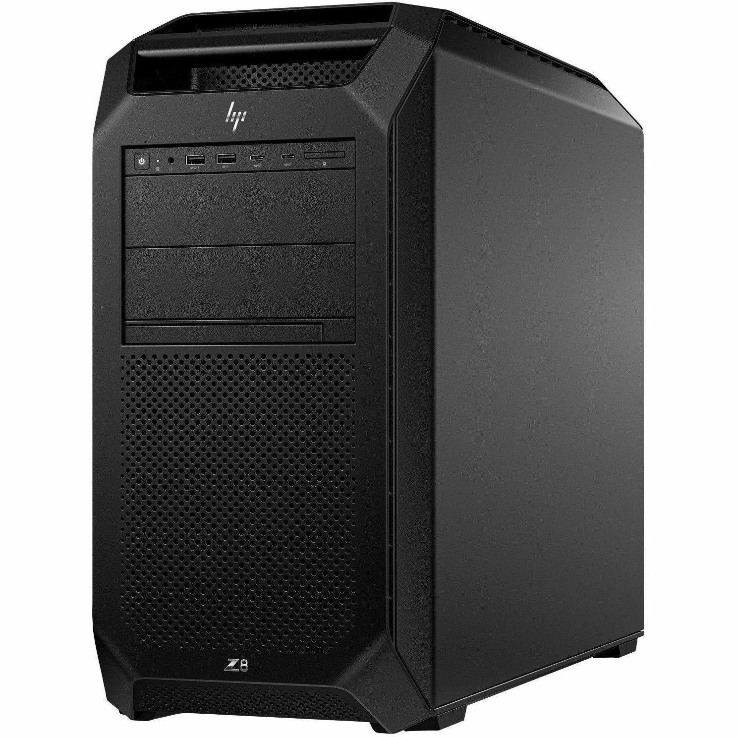 HP Z8 Fury G5 Workstation - 1 x Intel Xeon w5-3435X - 256 GB - Tower - Black